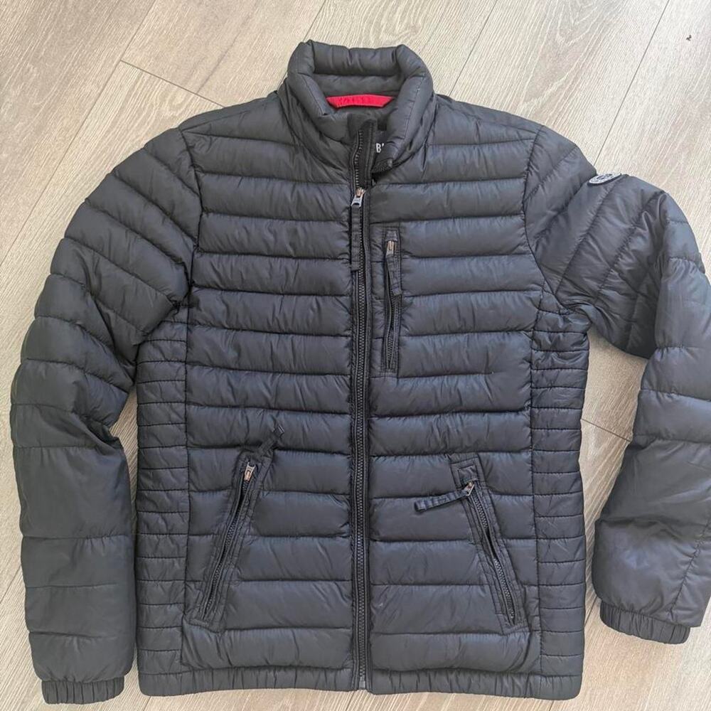 Abercrombie fitch lightweight down Puffer Jacket Black Small A&F